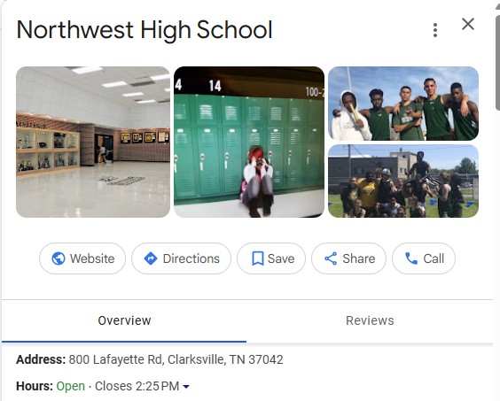A screenshot of a school

Description automatically generated